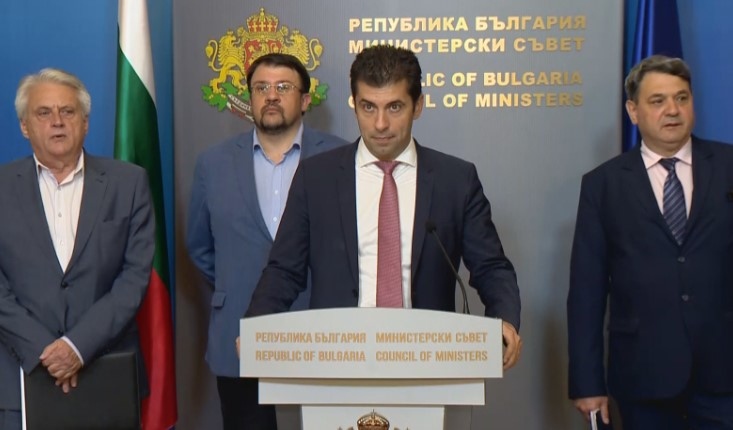 В сградата на Министерския съвет се провежда пресконференция след състояла